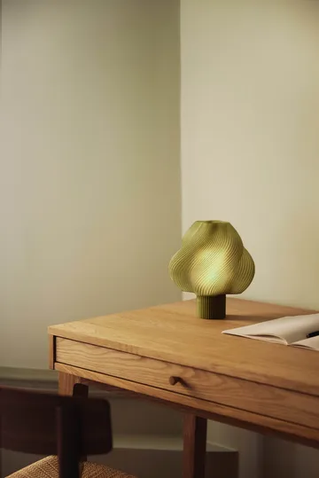 Soft Serve portable table lamp - Olive, 23 cm - Crème Atelier