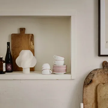 Soft Serve portable table lamp - Vanilla bean, 23 cm - Crème Atelier