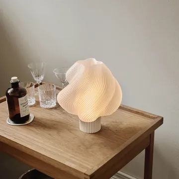Soft Serve table lamp - Vanilla bean, Regular, 26 cm - Crème Atelier