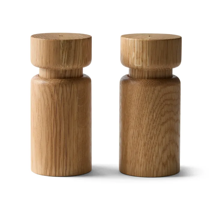 Helsinki salt and pepper mill set - Oak, 2-piece set - Crushgrind