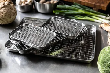 Culimat gastronorm tray set - Stainless steel, 4 pieces - Culimat