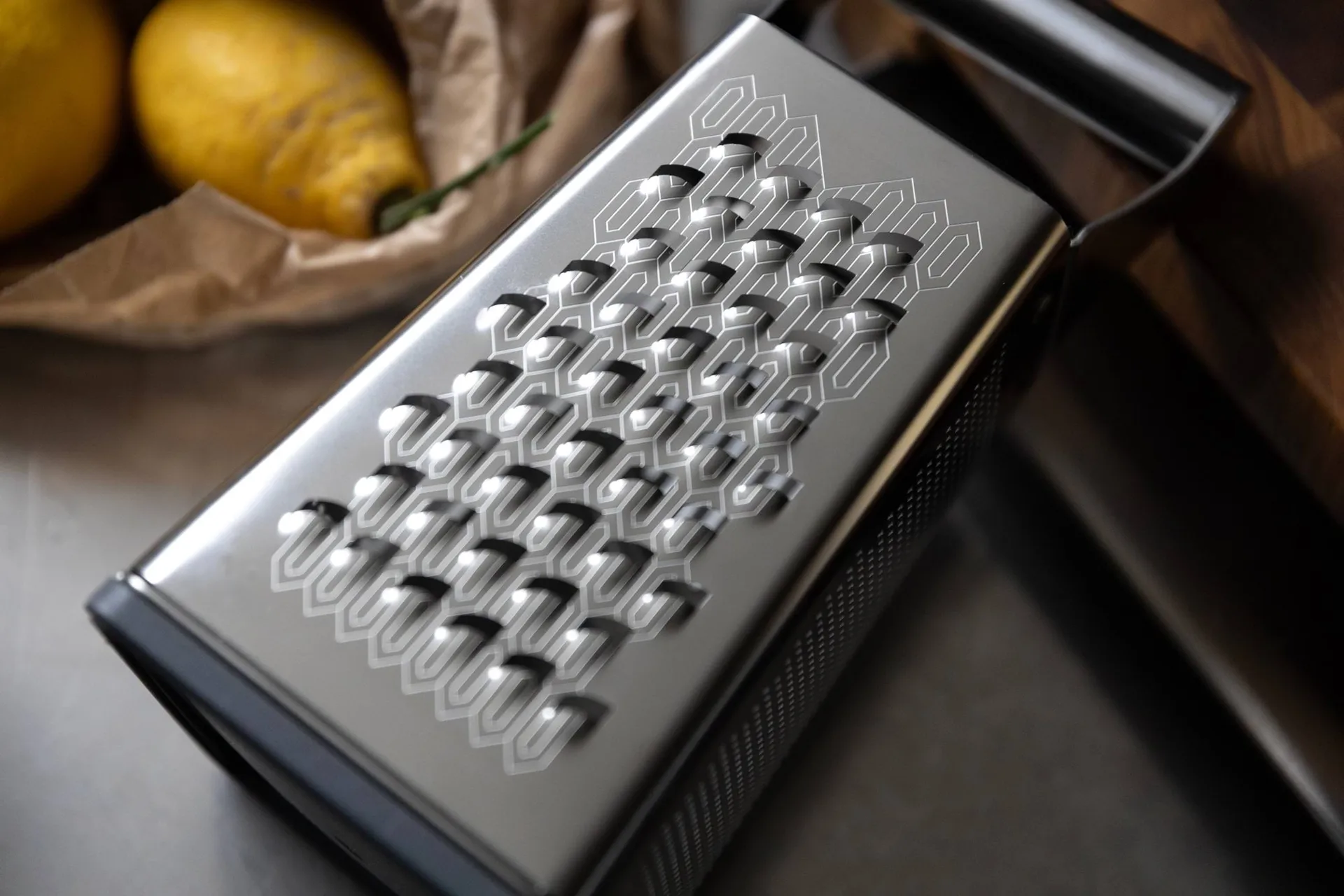 Culimat grater, Stainless steel, drip tray, 24,8x10,8 cm Culimat