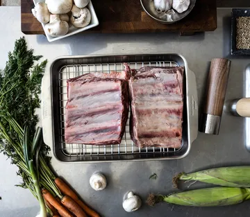 Culimat oven dish - Stainless steel, 34x26x6 cm - Culimat