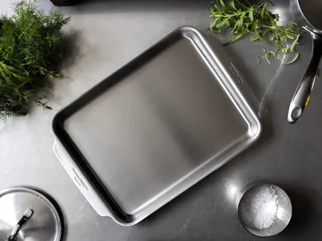 Culimat oven tray - Stainless steel, 34x26x2,5 cm - Culimat