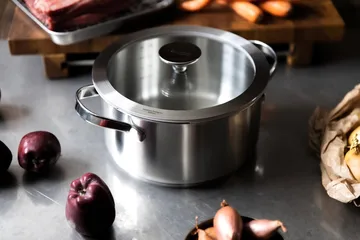 Culimat pot - Stainless steel, glass lid, 3 L - Culimat