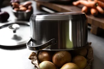 Culimat pot - Stainless steel, glass lid, 3 L - Culimat