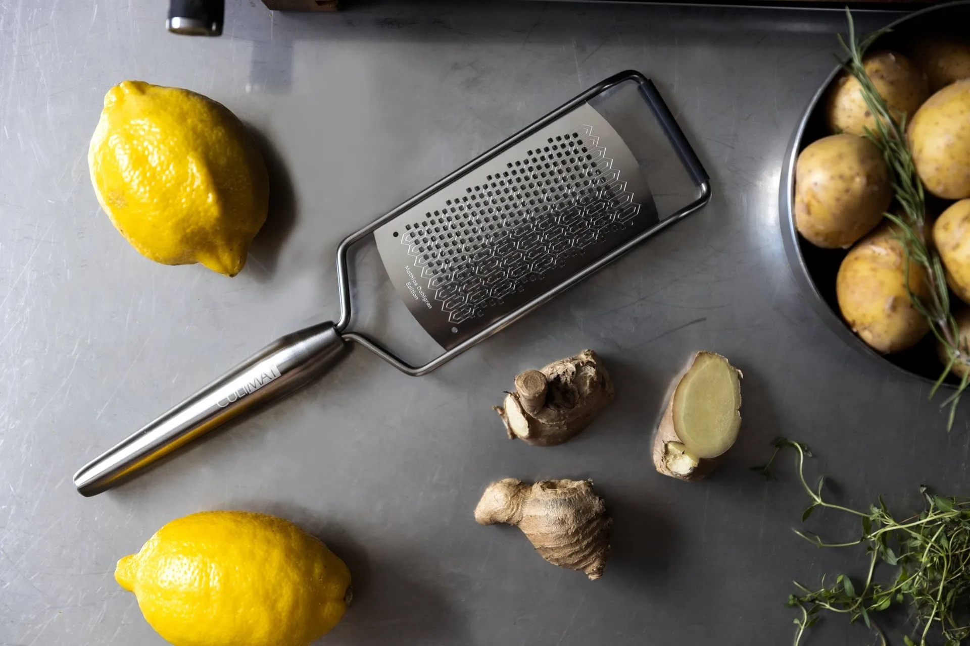 Culimat zester, Stainless steel, fine grater Culimat