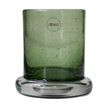 Bubble tealight holder Ø10 cm - Green - DBKD
