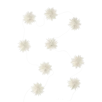 Garland flakes - White  - DBKD