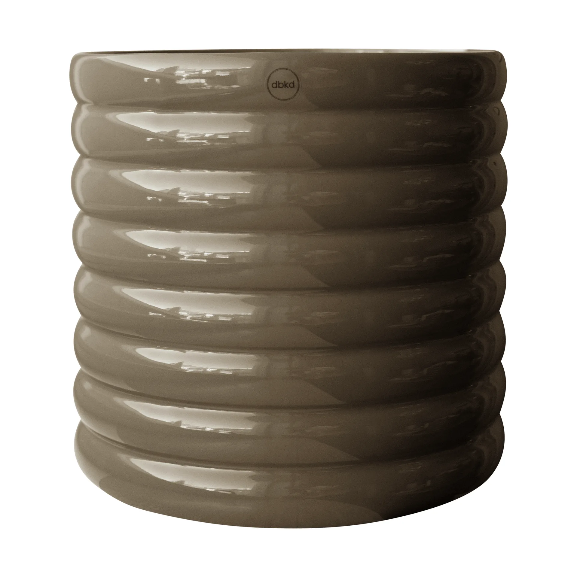 Mud plant pot shiny dust, Ø27 cm DBKD
