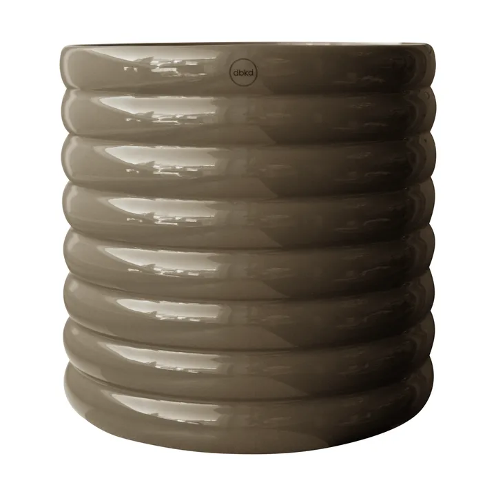 Mud plant pot shiny dust - Ø27 cm - DBKD