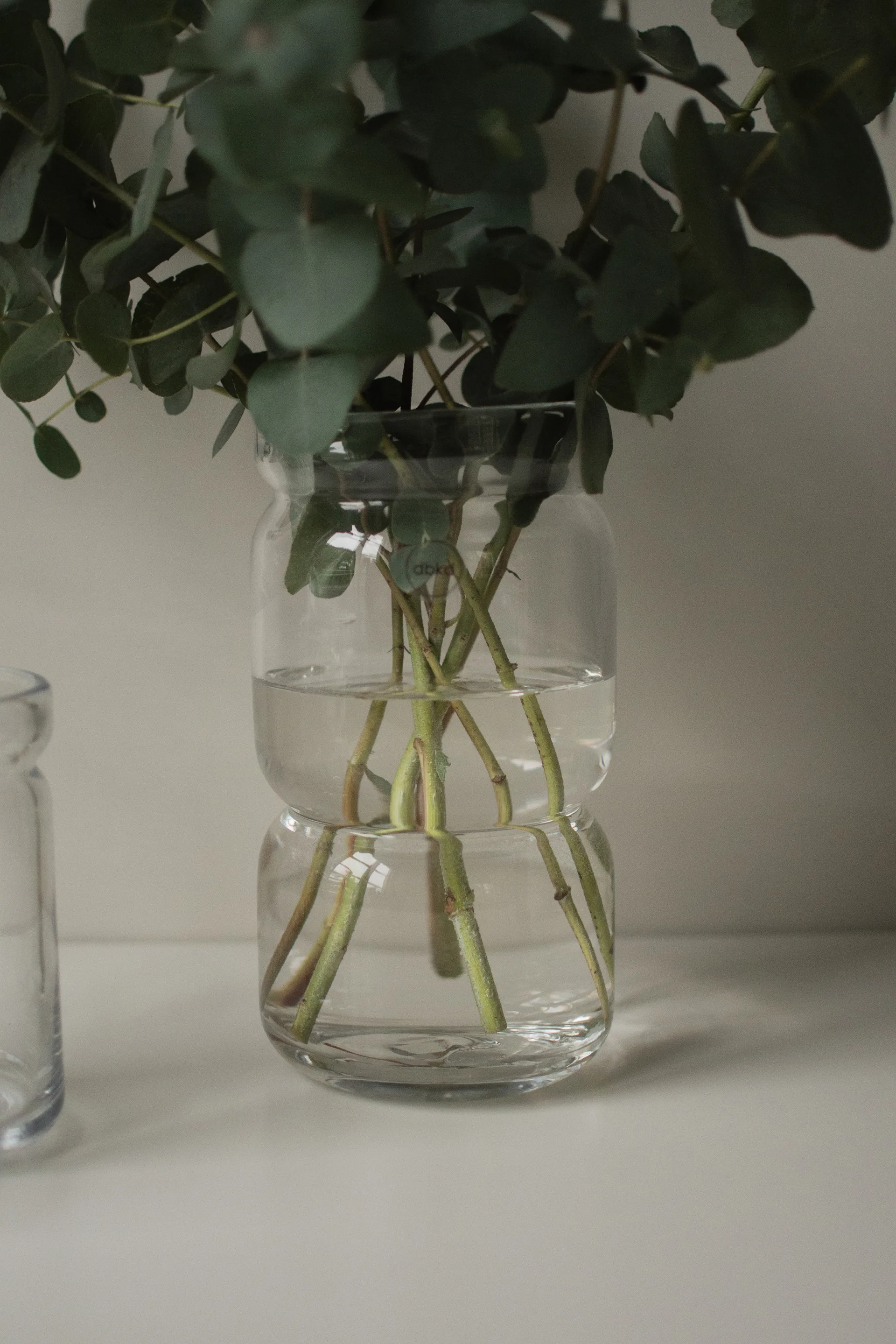 Neck pot, Clear, Ø12x22.5 cm DBKD