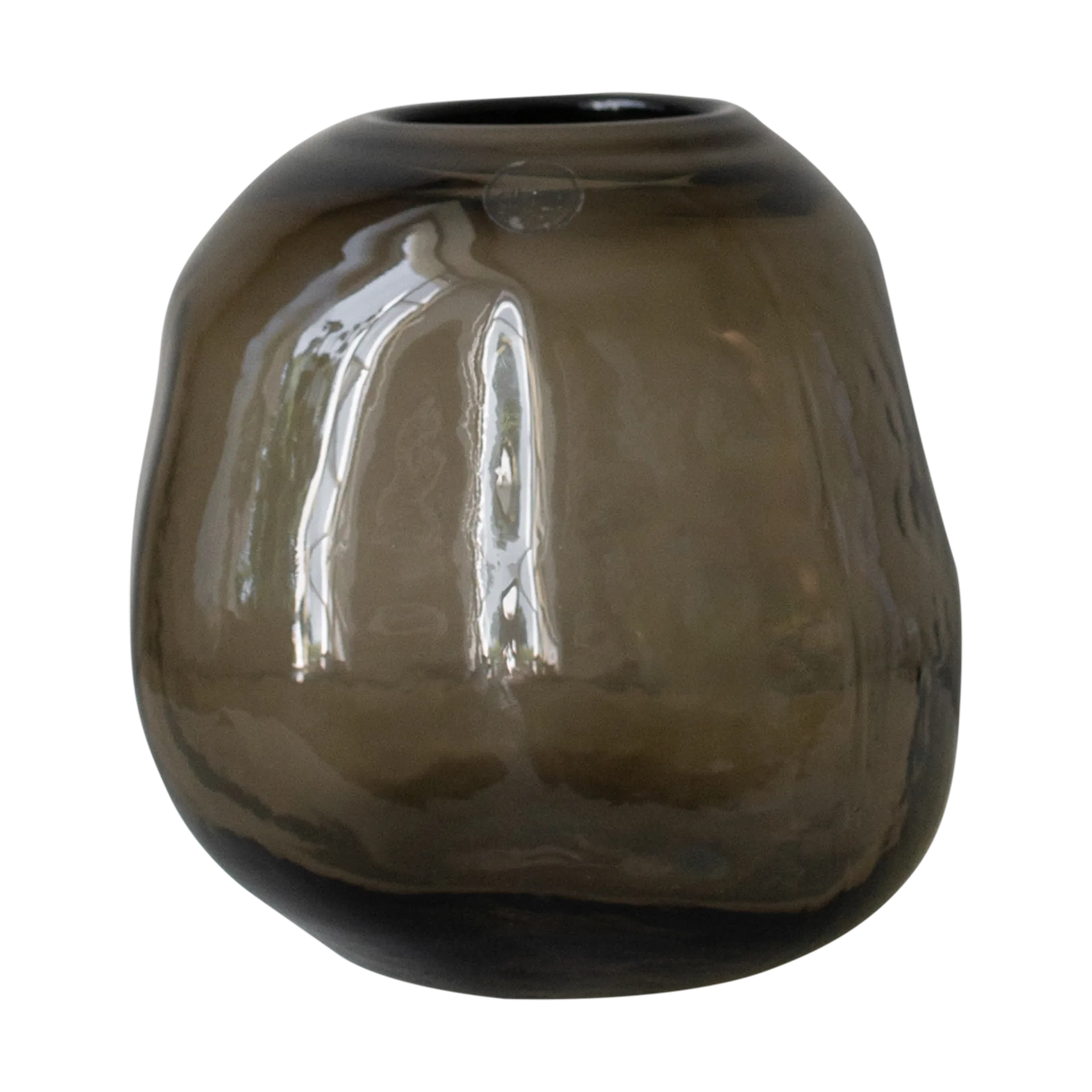 Pebble vase, Brown, small Ø20 cm DBKD