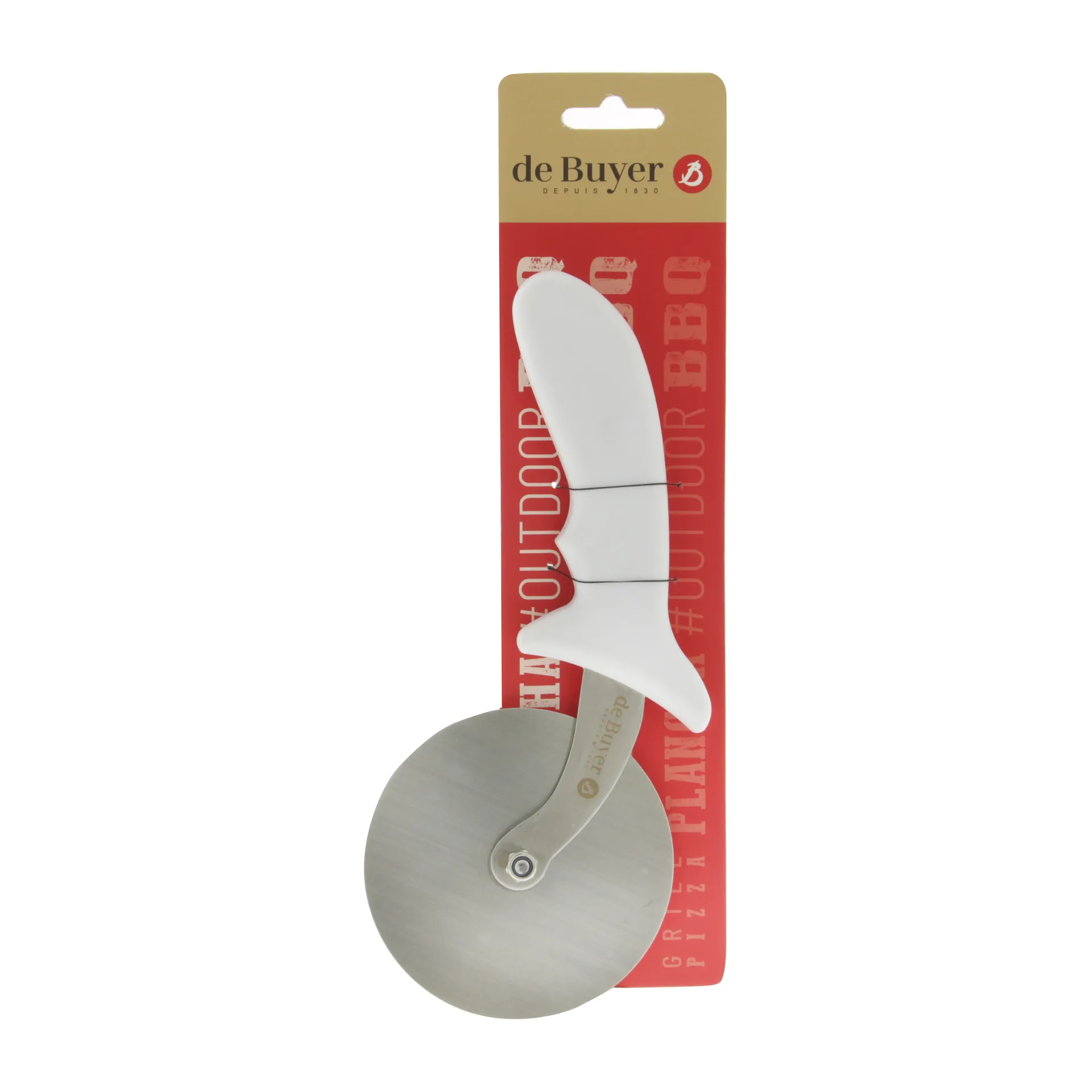 De Buyer pizza cutter, Stainless steel De Buyer