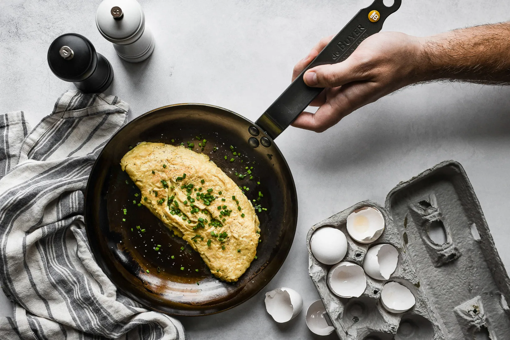 Mineral B omelett frying pan, 24 cm De Buyer