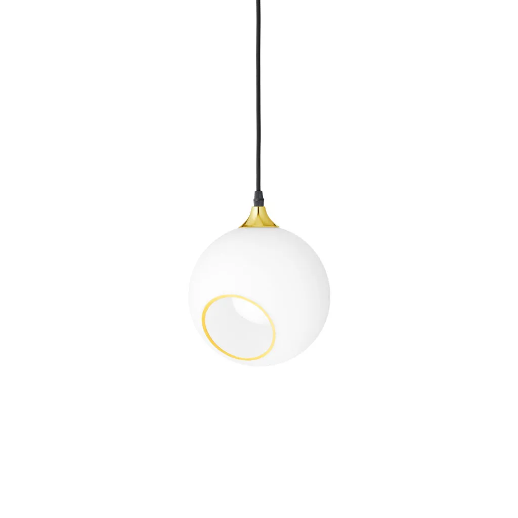 Ballroom pendant Ø20 cm, Gold-white snow Design By Us
