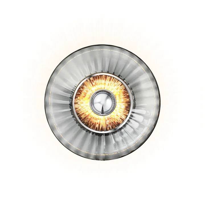 New Wave Optic wall lamp Ø26 cm - Smoke - Design By Us
