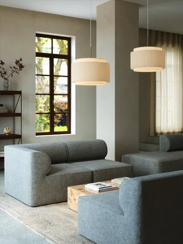 Takai ceiling lamp - Beige, Ø45 cm - Design For The People