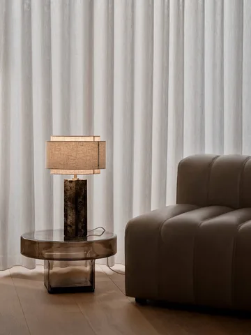 Takai marble table lamp - Beige, Ø30x55 cm - Design For The People