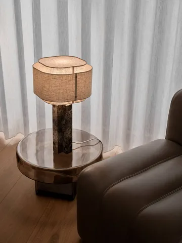 Takai marble table lamp - Beige, Ø30x55 cm - Design For The People