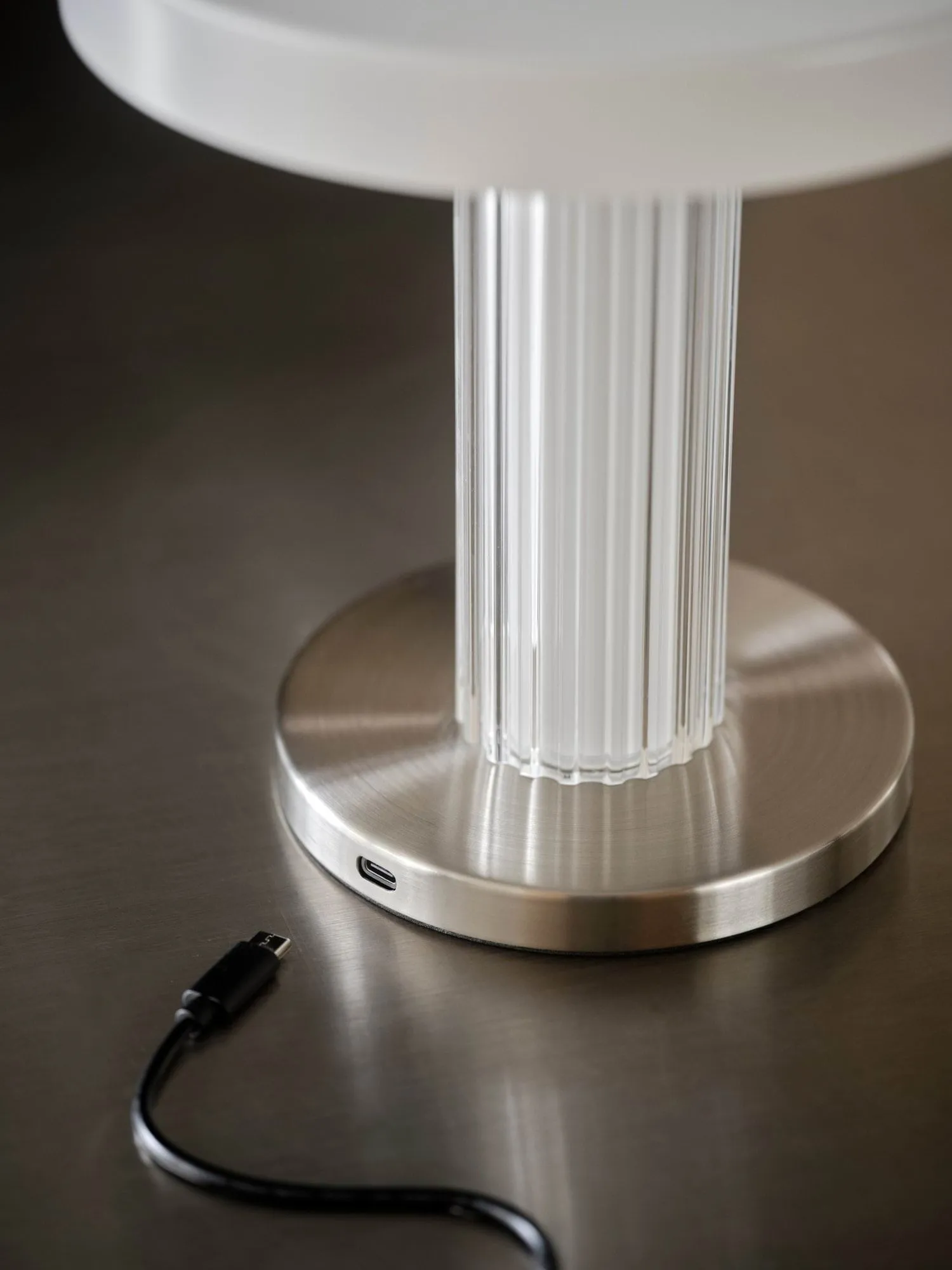 Trezzi portable table lamp, White Design For The People Trezzi portable table lamp, White Design For The People