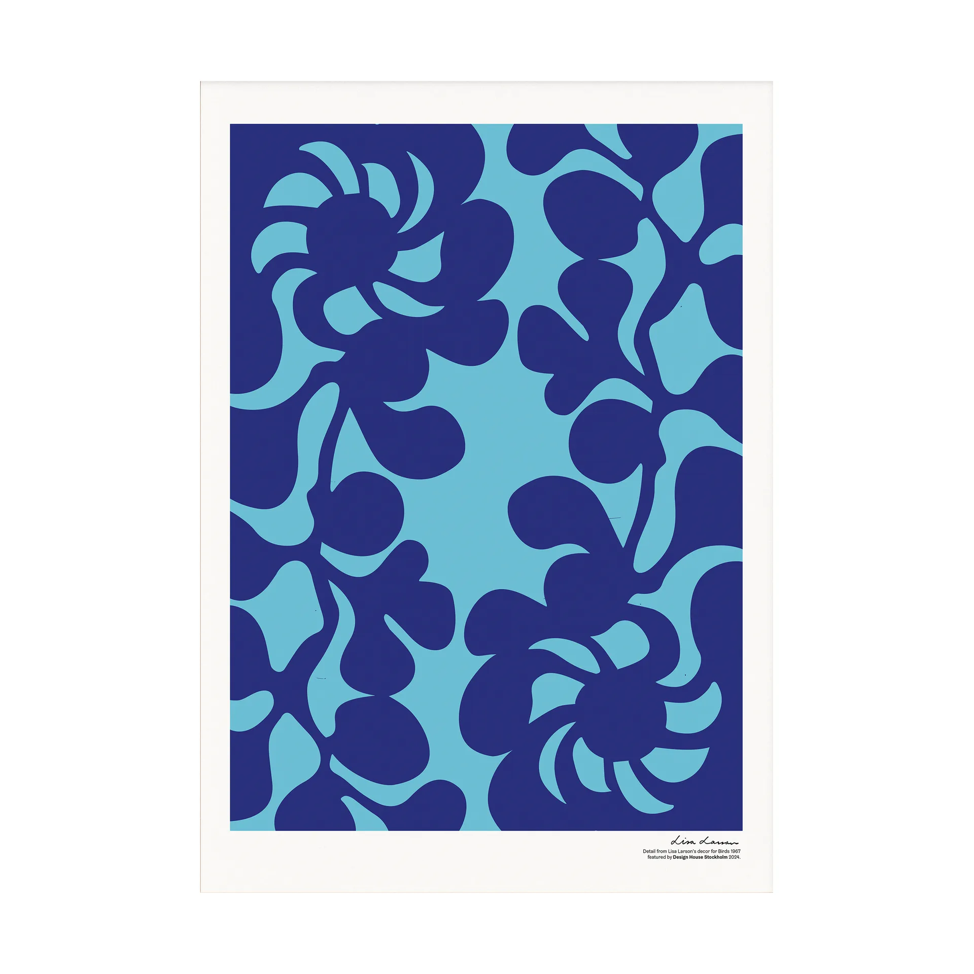 Birds 1967 poster 50x70 cm, No. 4 Design House Stockholm