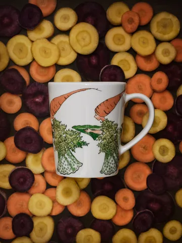 Carrot mug - 28 cl, with handle - Design House Stockholm