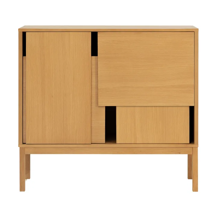 Layer sideboard - Oak, 120x110, with legs - Design House Stockholm