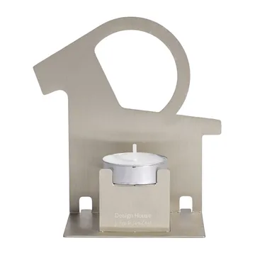 Pop-up tea light holder Christmas goat - Stainless steel - Design House Stockholm