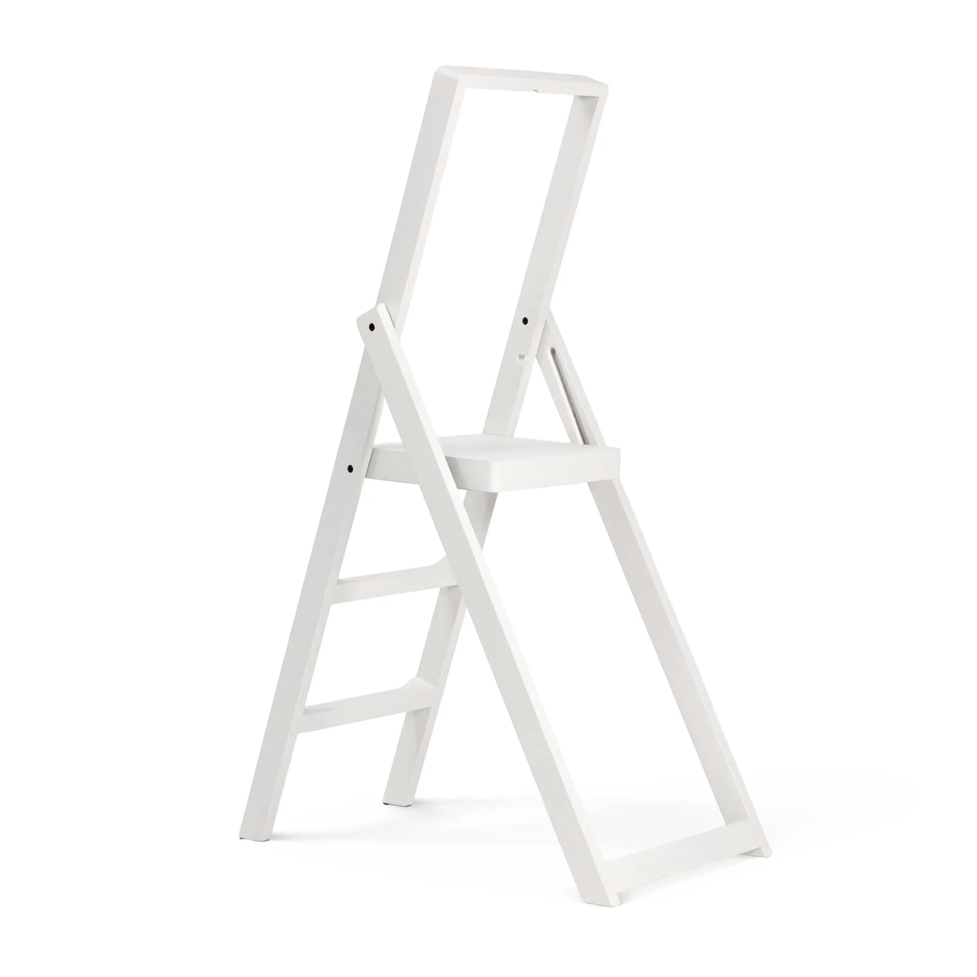 Step ladder, White-stained Design House Stockholm