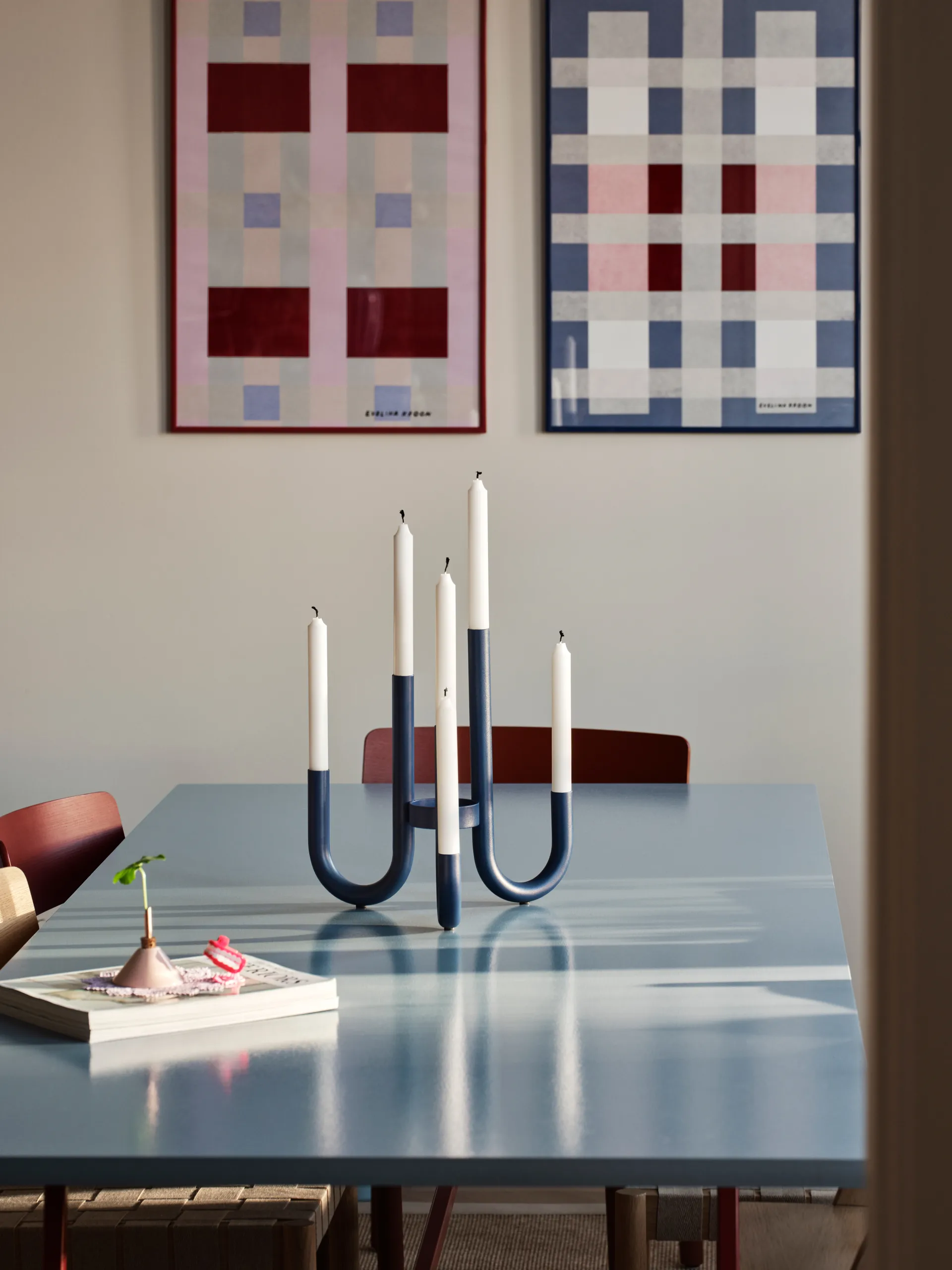 Turn candelabra, Blue Design House Stockholm