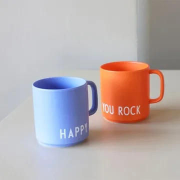 Design Letters favourite cup with handle 25 cl - Pale - Design Letters