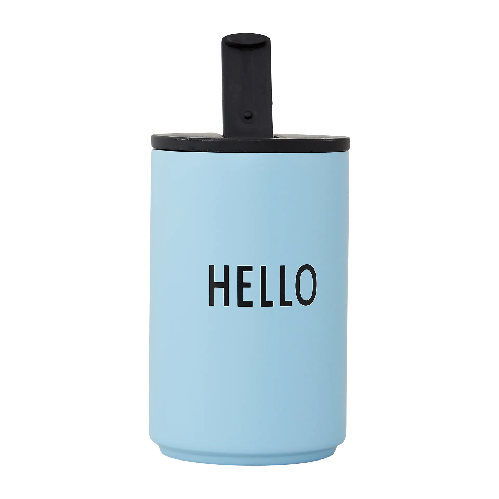 Design Letters thermal mug, Light blue-hello Design Letters