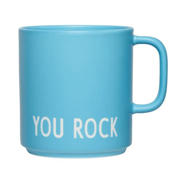 Design Letters VIP favourite cup with handle 25 cl - You rock - Design Letters