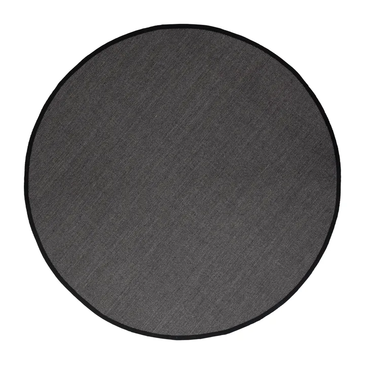 Jenny Sisal round rug - Black Ø250 cm - Dixie