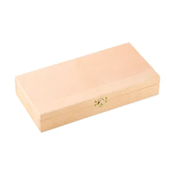 BBQ steak knife - Stainless steel, 6-pack, acacia wooden box, 22.5x2 cm - Dorre