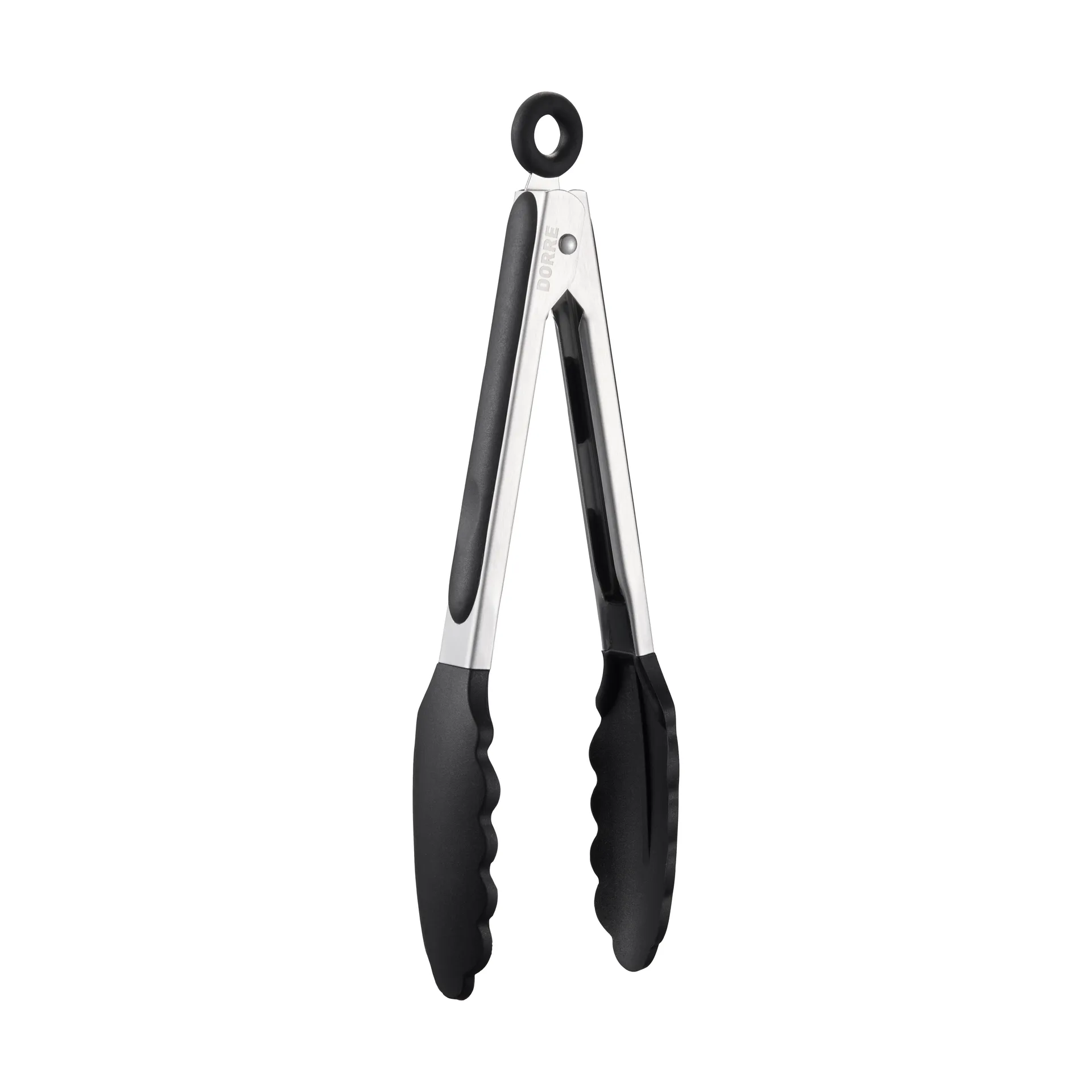 Kiah kitchen rail black silicone cover, Stainless steel Dorre