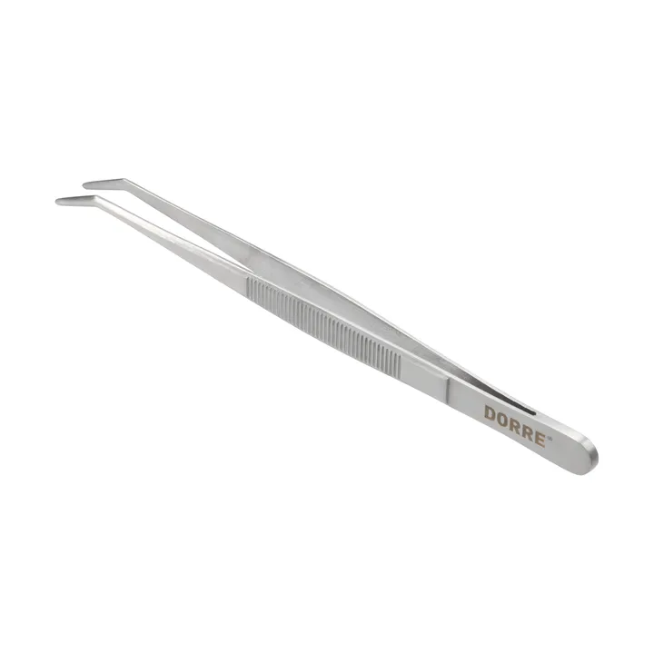 Maci food tweezers - Stainless-steel curved utensil 16 cm - Dorre