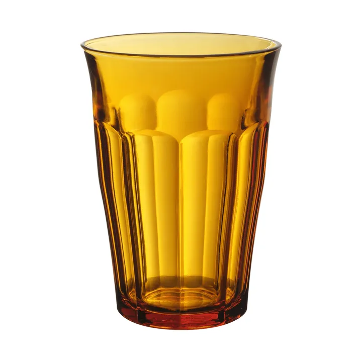 Picardie drinking glass - Amber, 6-pack, 36 cl - Duralex