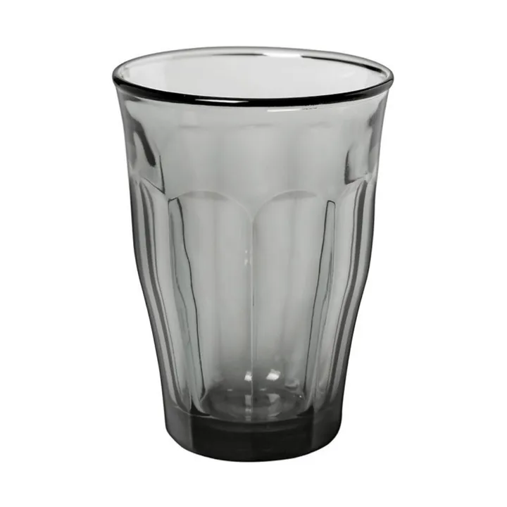 Picardie drinking glass - Grey, 6-pack, 36 cl - Duralex
