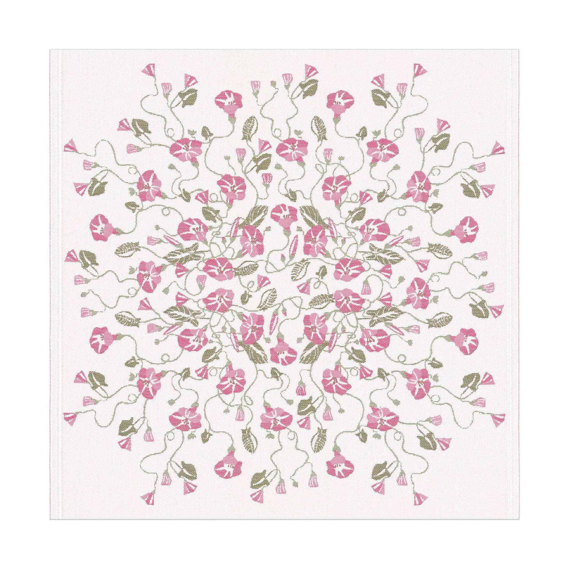 Åkervinda tablecloth 75x75 cm, Pink Ekelund Linneväveri