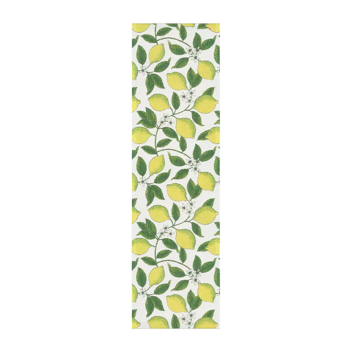 Citroner runner - 35x80 cm - Ekelund Linneväveri