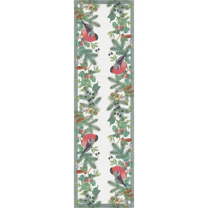 Domherre table runner 35x120 cm - multi - Ekelund Linneväveri