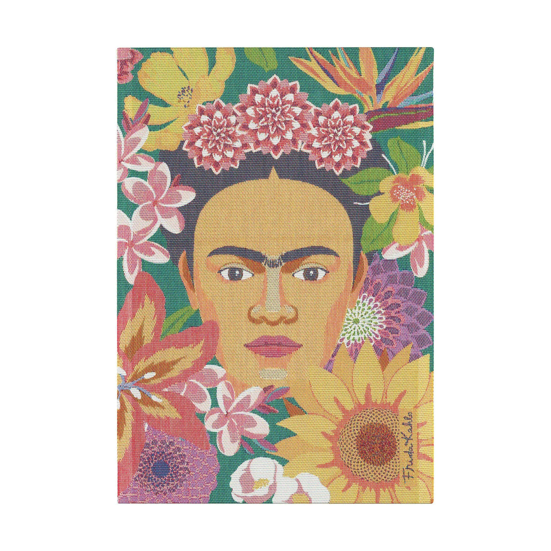 Flores kitchen towel 35x50 cm, Multi Ekelund Linneväveri