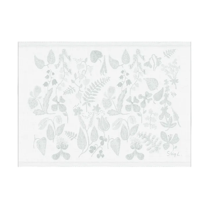 Herbarium cushion cover 35x48 cm - Grey - Ekelund Linneväveri