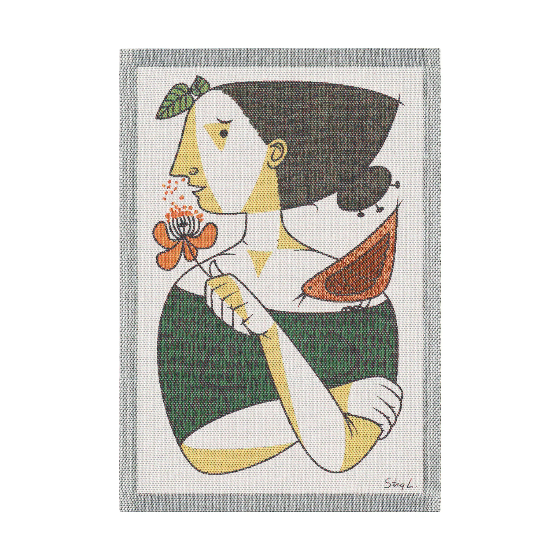 Karaktär kitchen towel 35x50 cm, Multi Ekelund Linneväveri