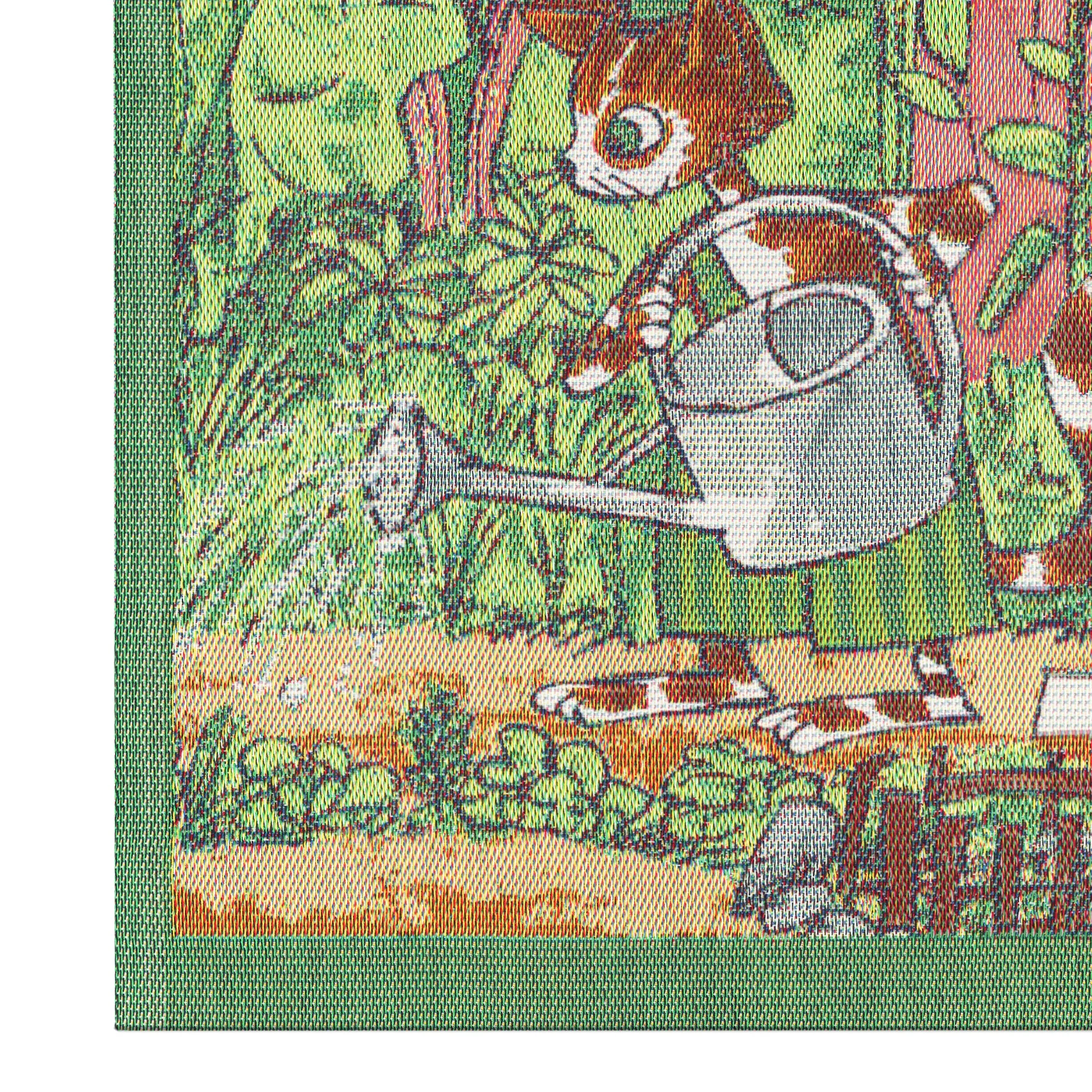 Pettson & Findus kitchen towel, watering can Ekelund Linneväveri