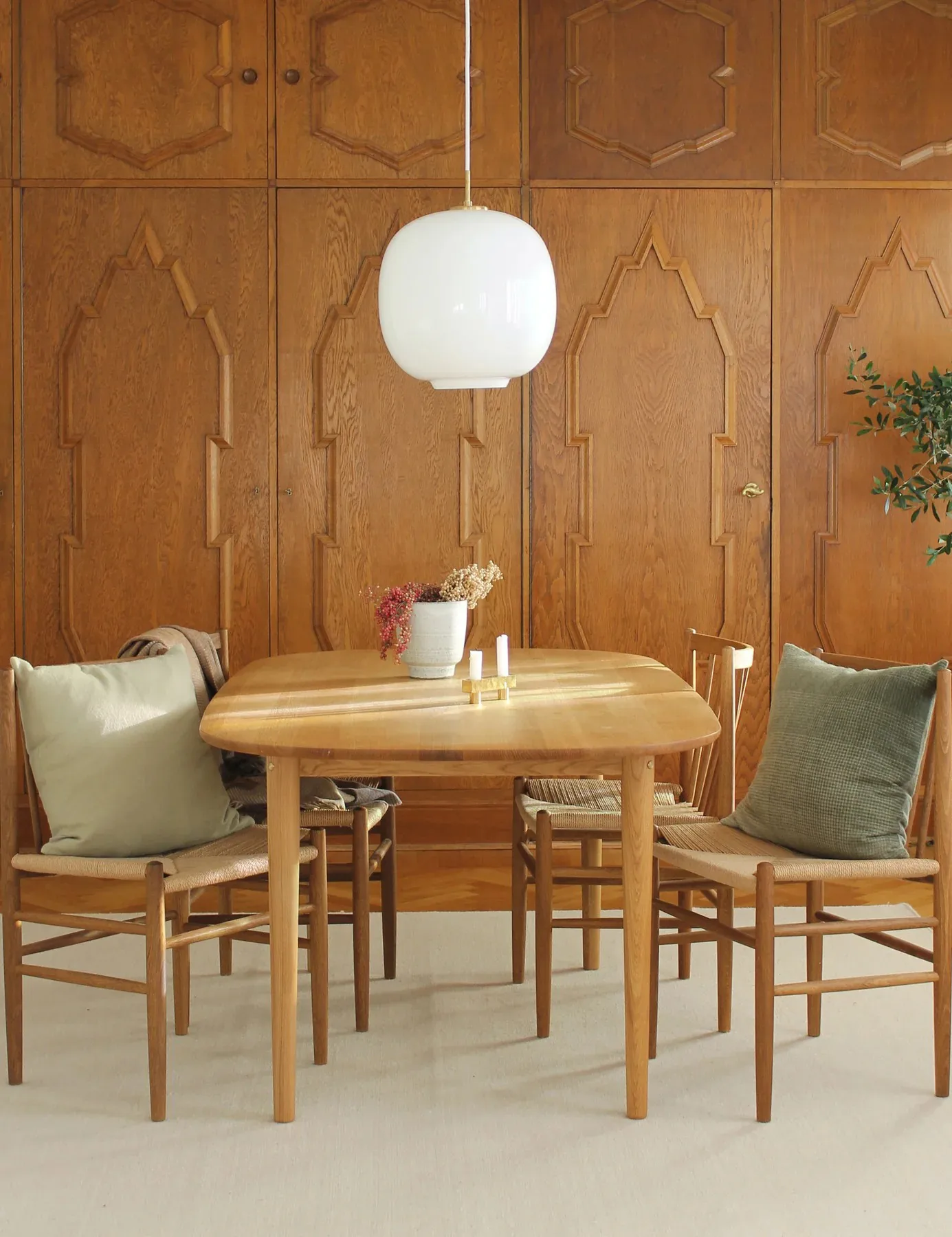 Horizon cushion cover 40x60 cm, Bottle green Elvang Denmark