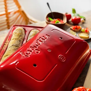 Emile Henry baguette mold - Red - Emile Henry