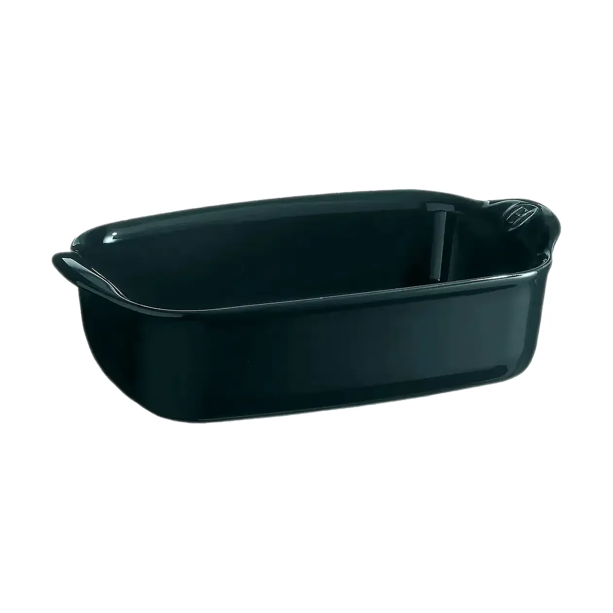 Emile Henry rectangular oven dish 0.7 L, Petrol Emile Henry